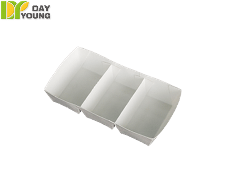 Paper Food Containers | Dry Food Containers | Large 3 Grid Tray | Paper Food Containers Manufacturer &amp;amp;amp; Supplier - Day Young, Taiwan